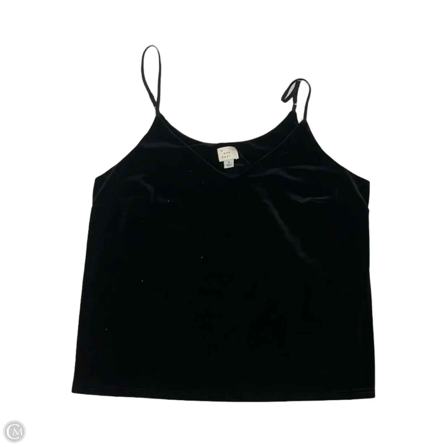 Blouse Sleeveless By A New Day In Black, Size: M