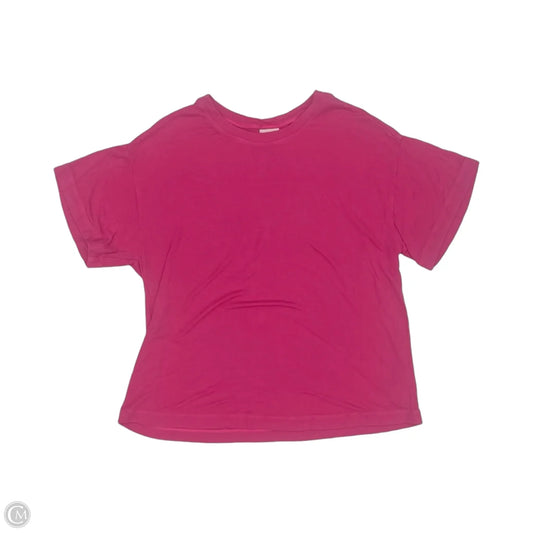 Top Short Sleeve By Cabi In Pink, Size: Xs