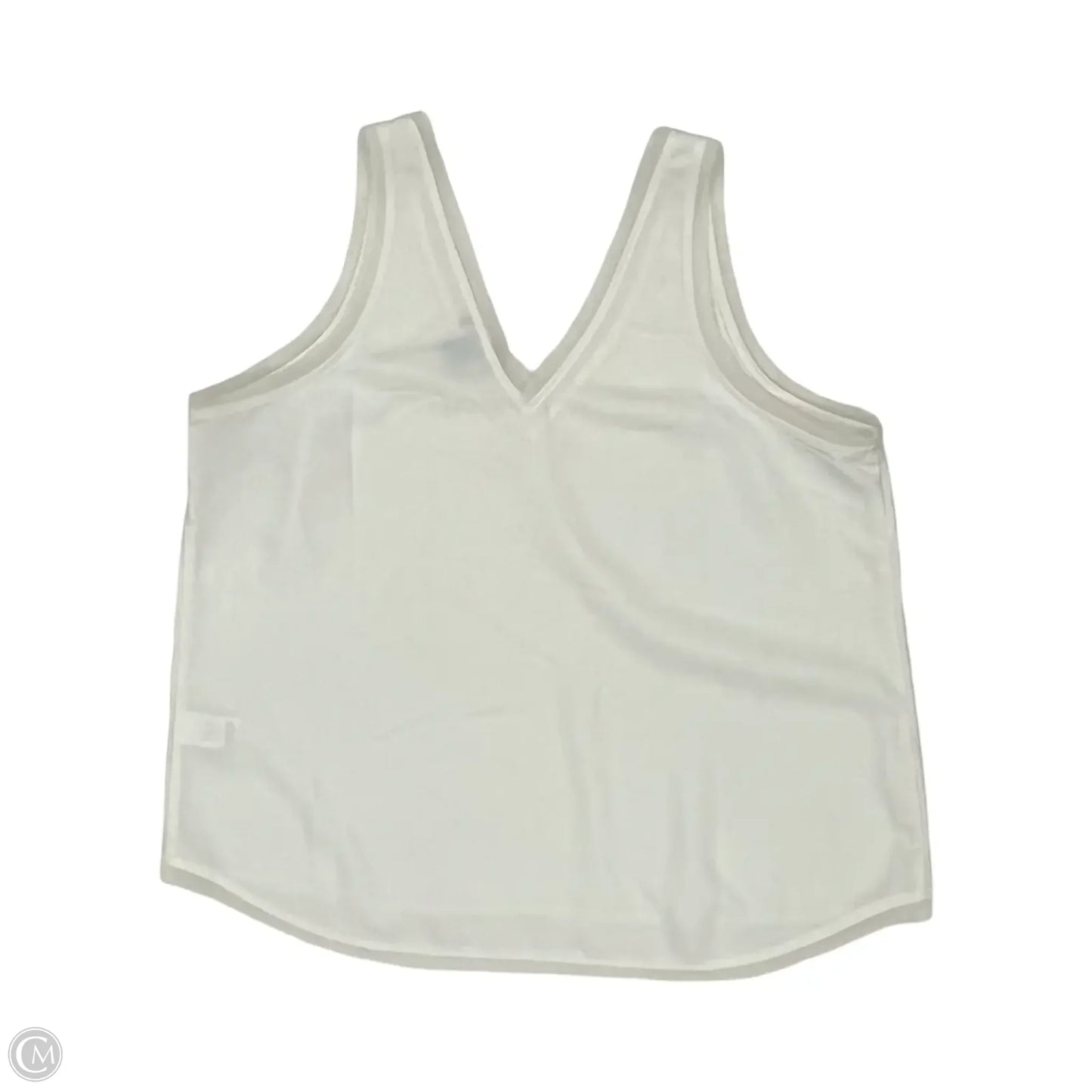 Blouse Sleeveless By Halogen In Cream, Size: L