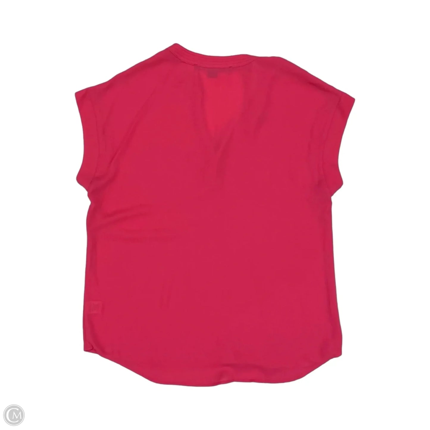 Blouse Short Sleeve By Cynthia Steffe In Pink, Size: M