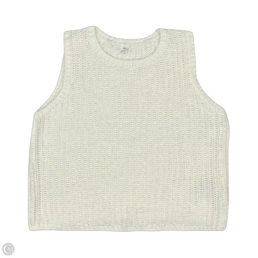 Top Sleeveless By Old Navy In Cream, Size: M