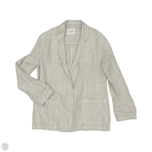 Blazer By Velvet In Tan, Size: M
