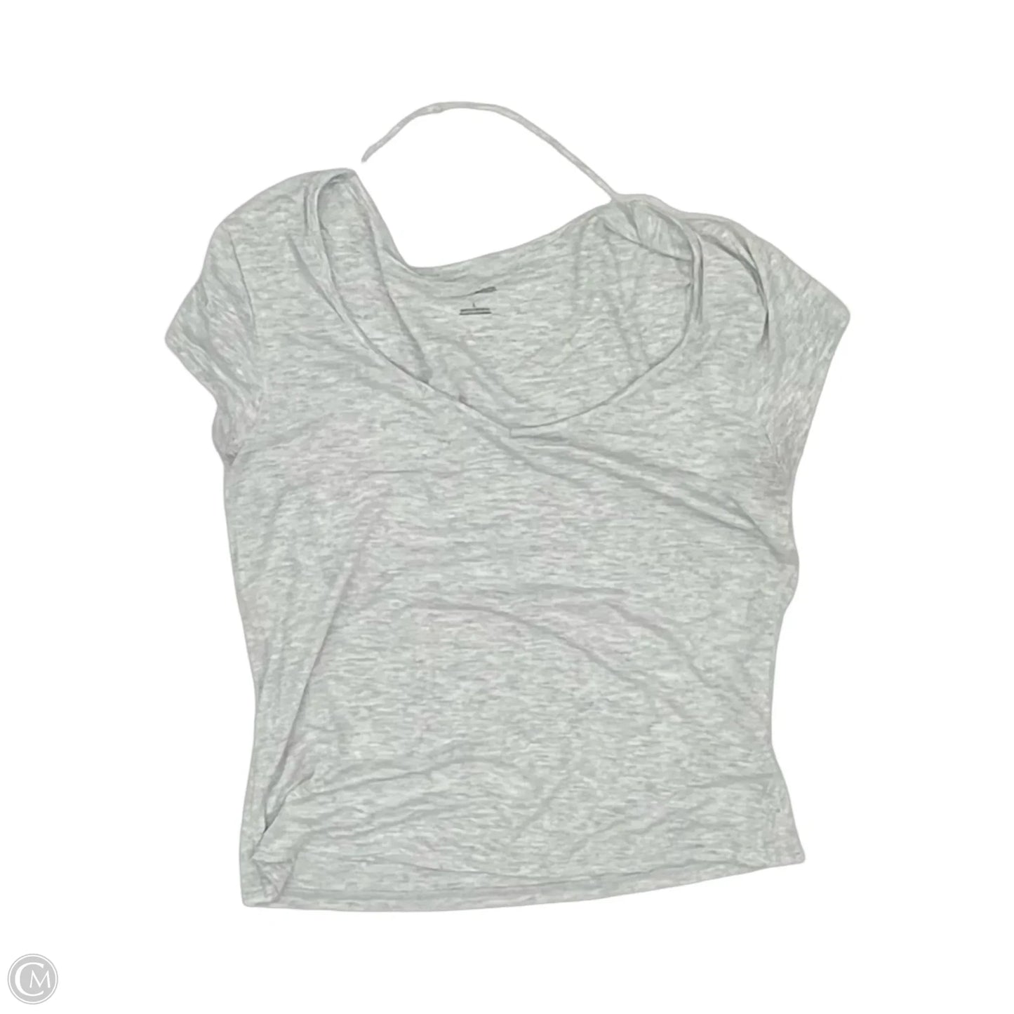 Top Short Sleeve By Wild Fable In Grey, Size: L