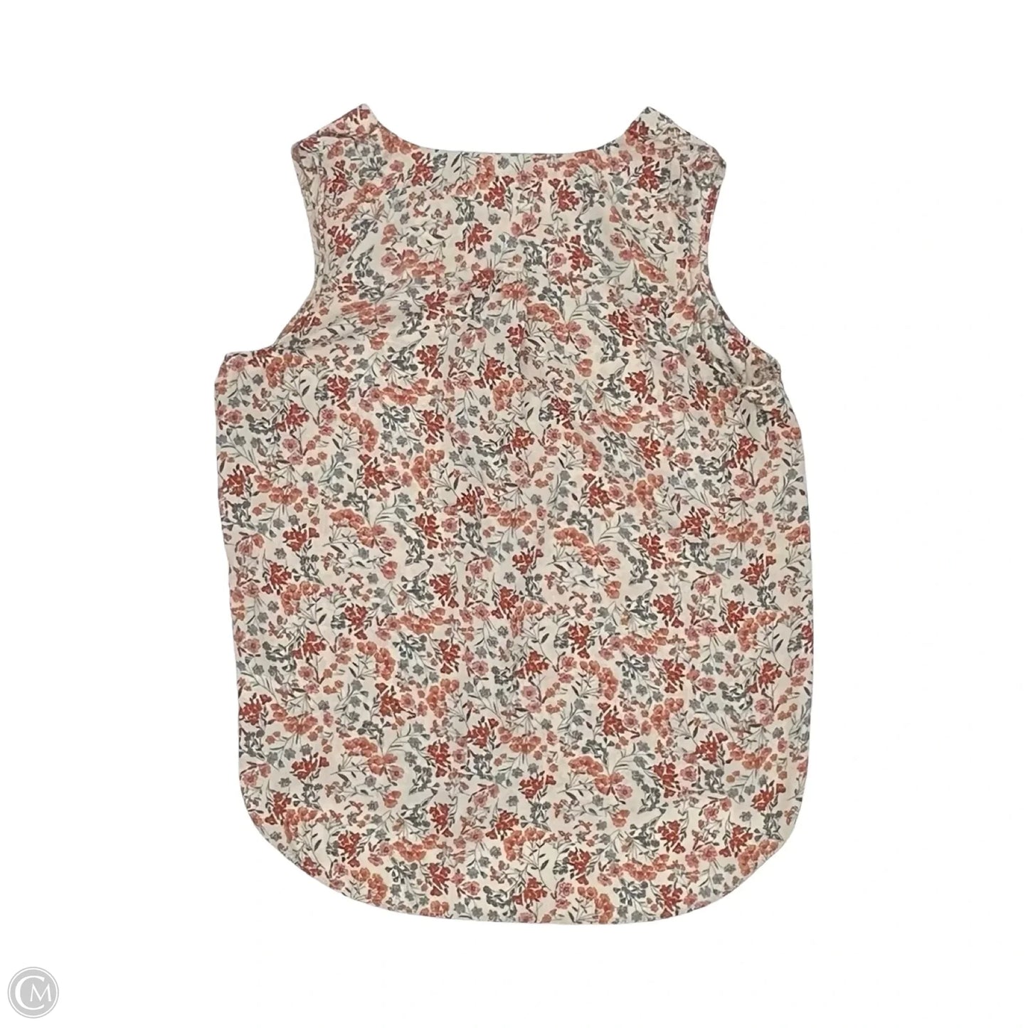 Blouse Sleeveless By Maurices In Floral Print, Size: L