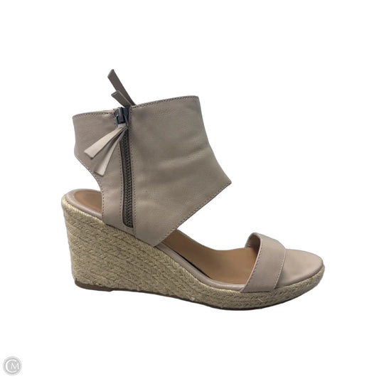 Sandals Heels Wedge By Dolce Vita In Tan, Size: 11