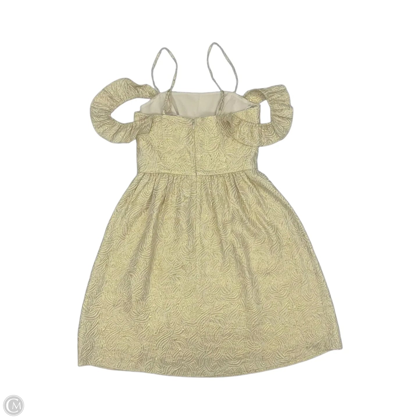Dress Designer By Lilly Pulitzer In Gold, Size: 0