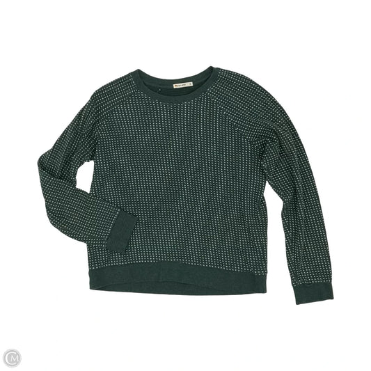 Sweater By Marine Layer In Green & Grey, Size: M