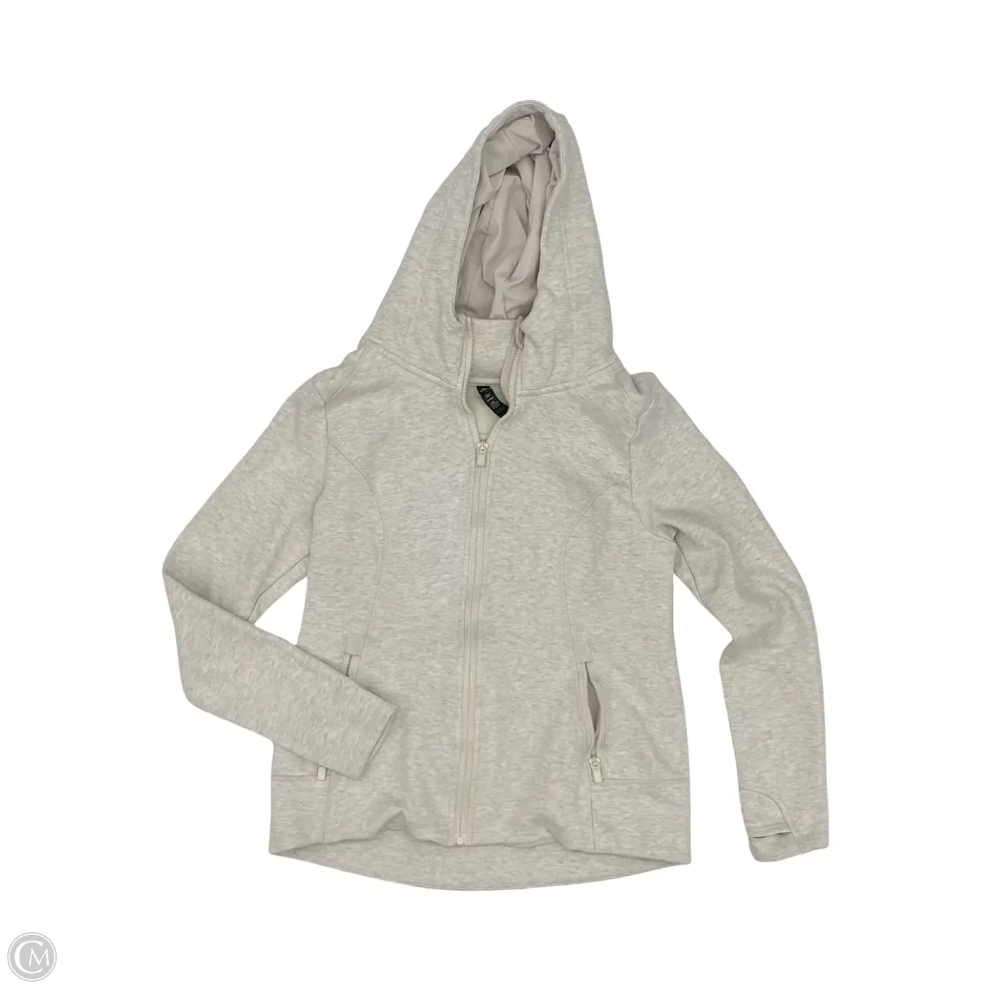Sweatshirt Hoodie By 90 Degrees By Reflex In Tan, Size: M