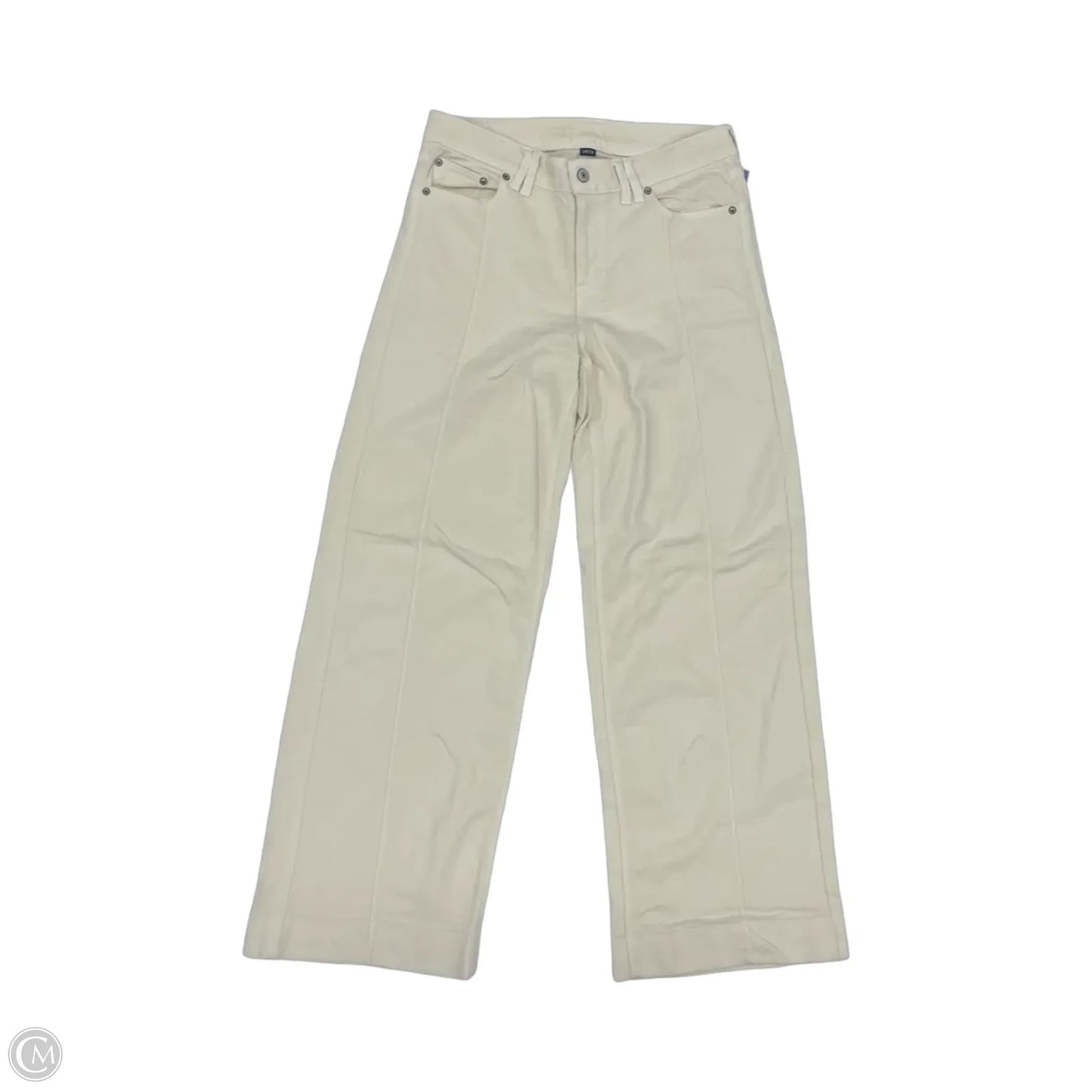 Jeans Wide Leg By American Eagle In Tan, Size: 4