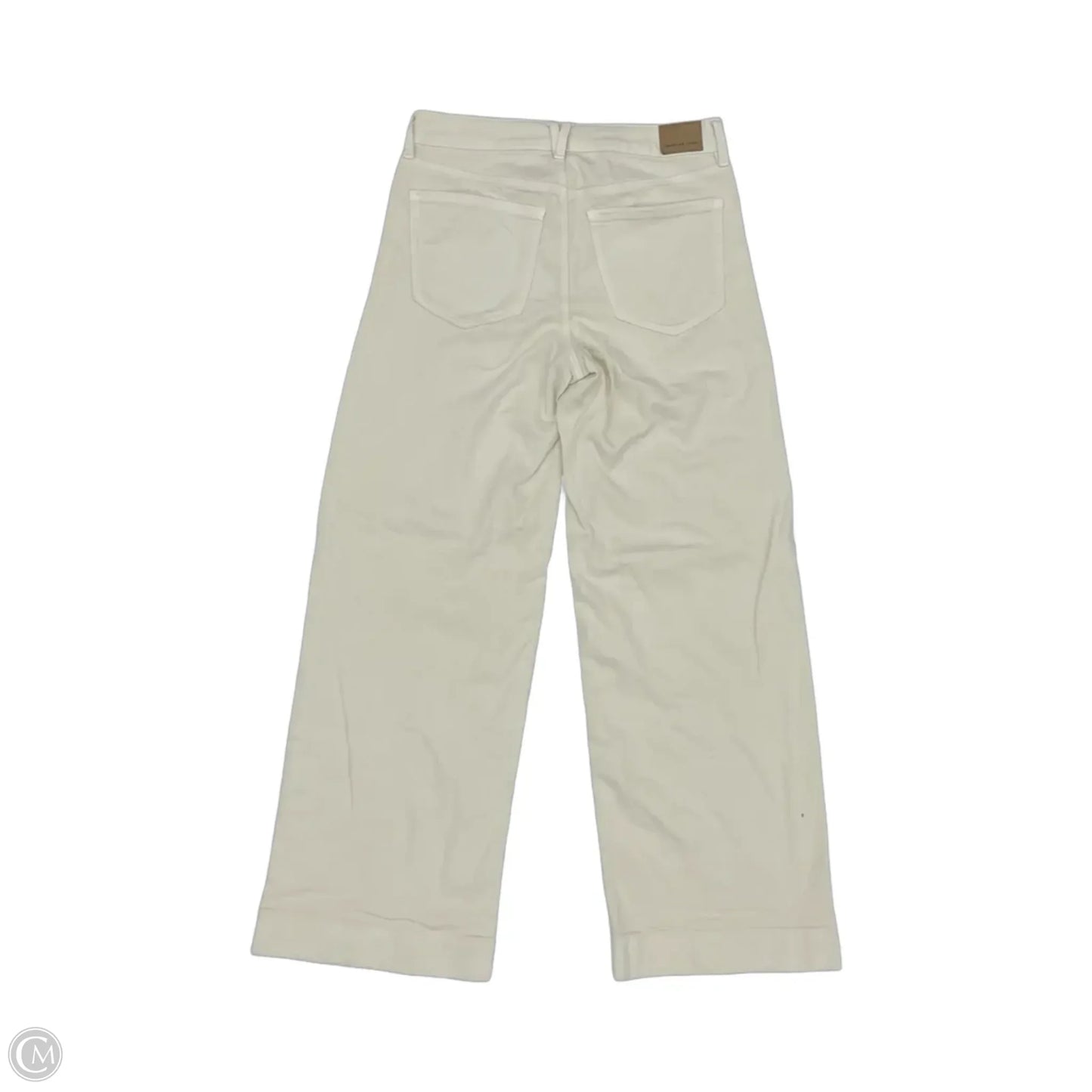 Jeans Wide Leg By American Eagle In Tan, Size: 4