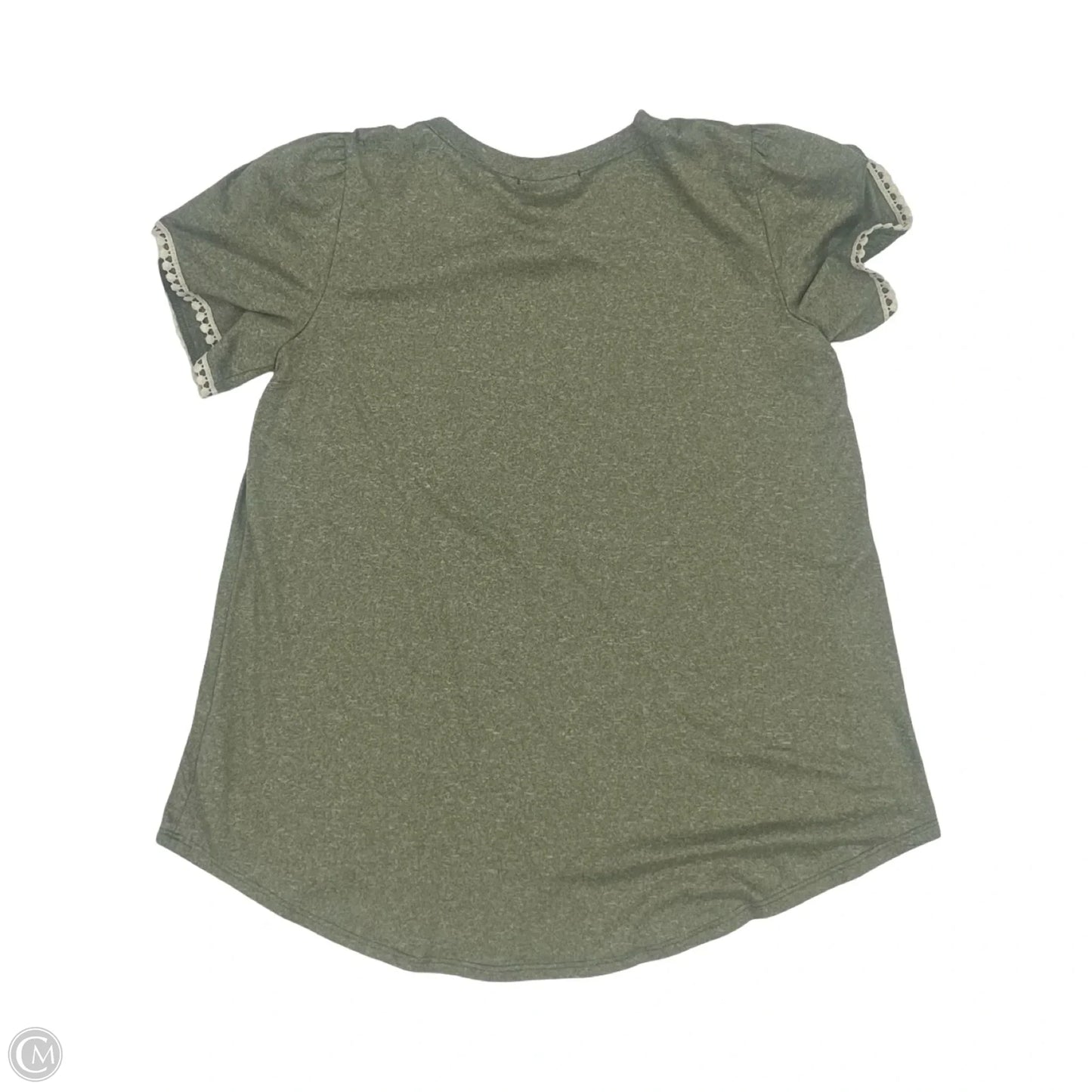 Top Short Sleeve By Reborn J In Green, Size: S
