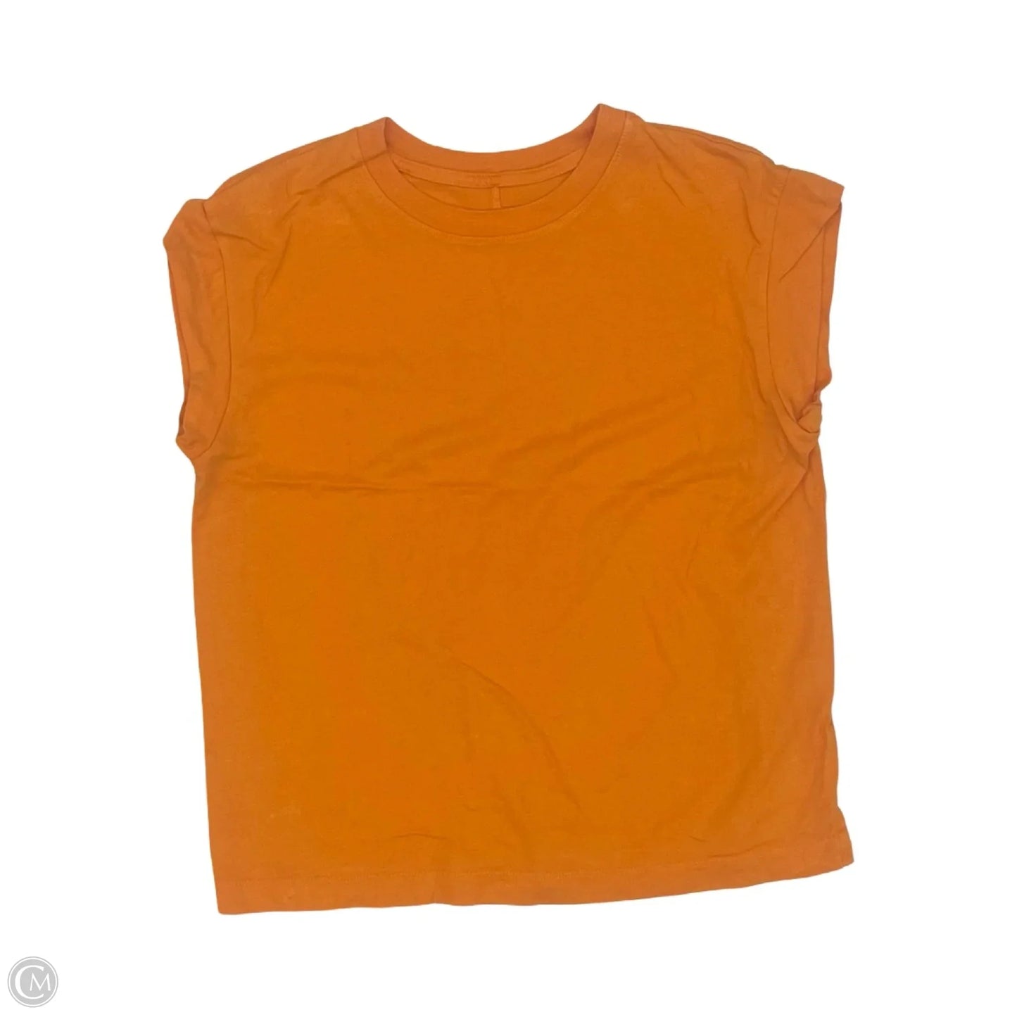 Top Short Sleeve By A New Day In Orange, Size: S