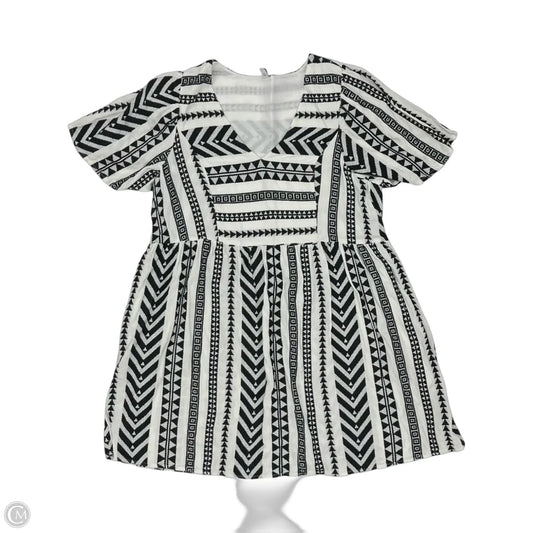 Dress Casual Short By Old Navy In Black & Cream, Size: Xl