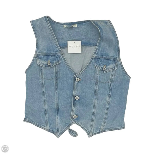 Vest Other By American Eagle In Blue Denim, Size: Xl