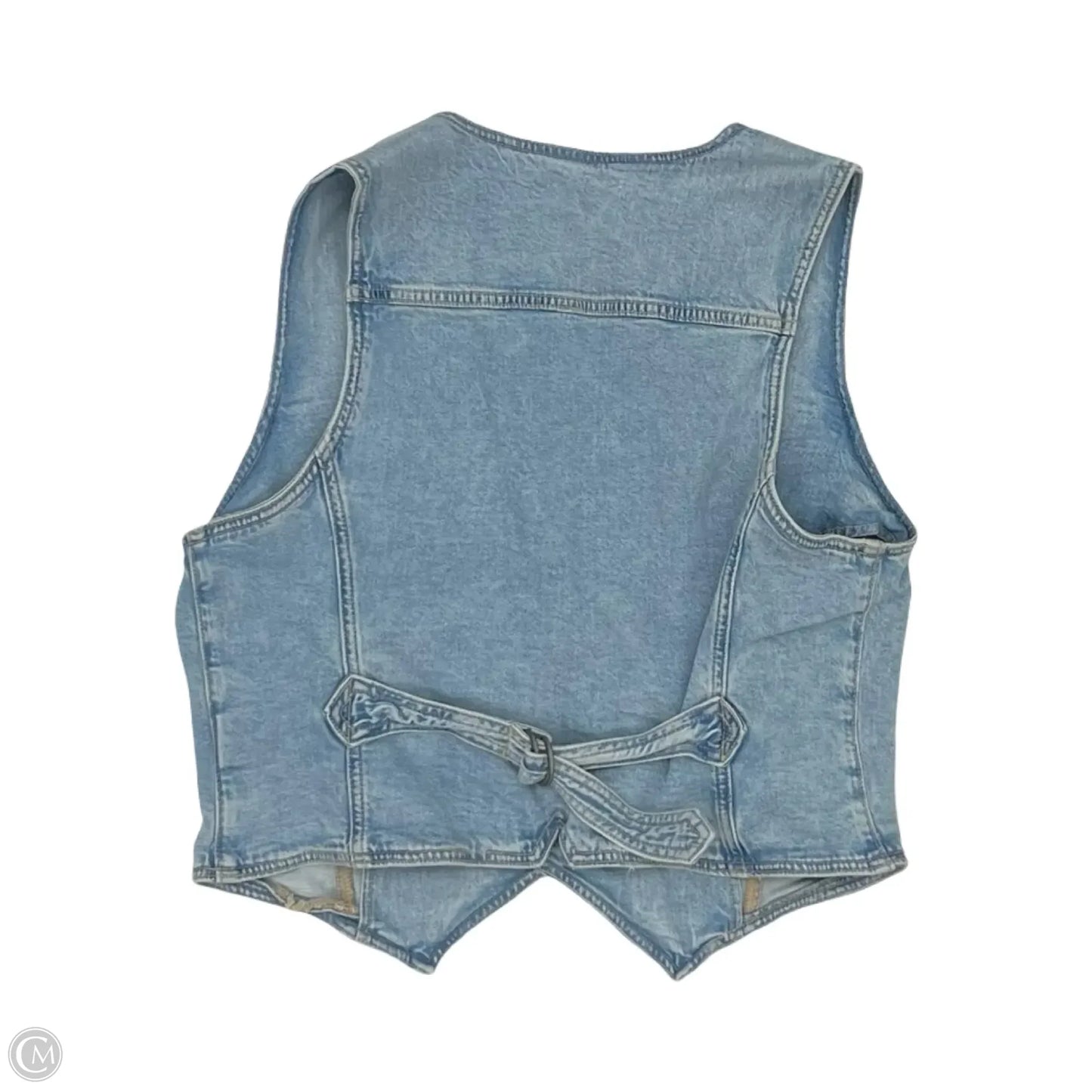 Vest Other By American Eagle In Blue Denim, Size: Xl
