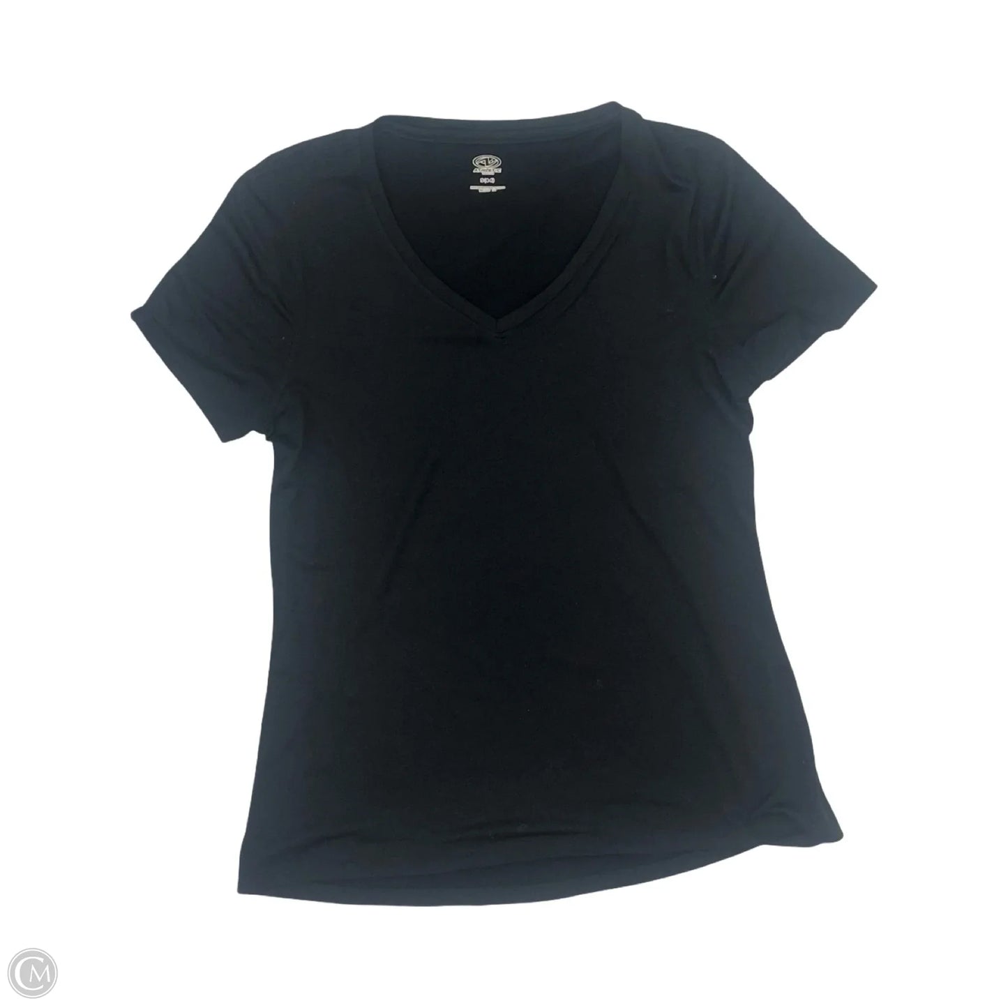 Athletic Top Short Sleeve By Athletic Works In Black, Size: S