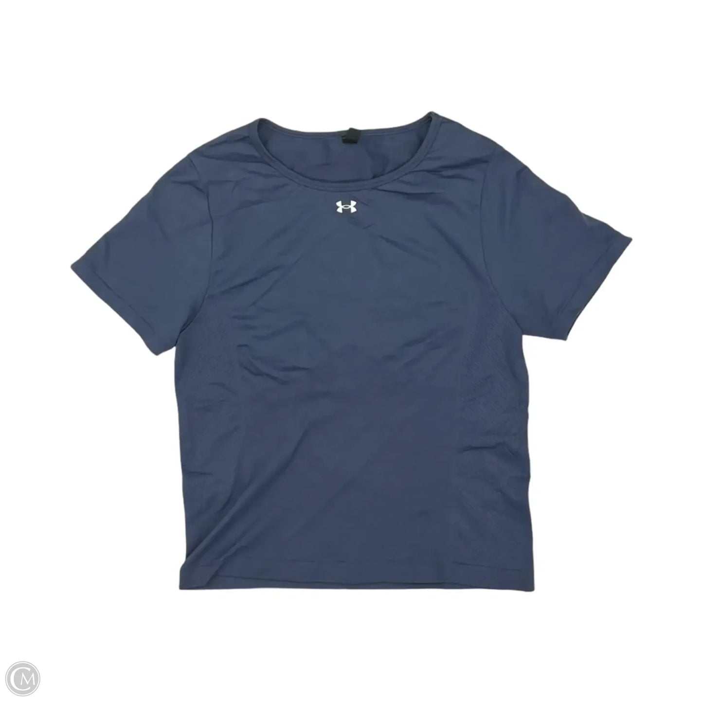Athletic Top Short Sleeve By Under Armour In Blue, Size: Xl