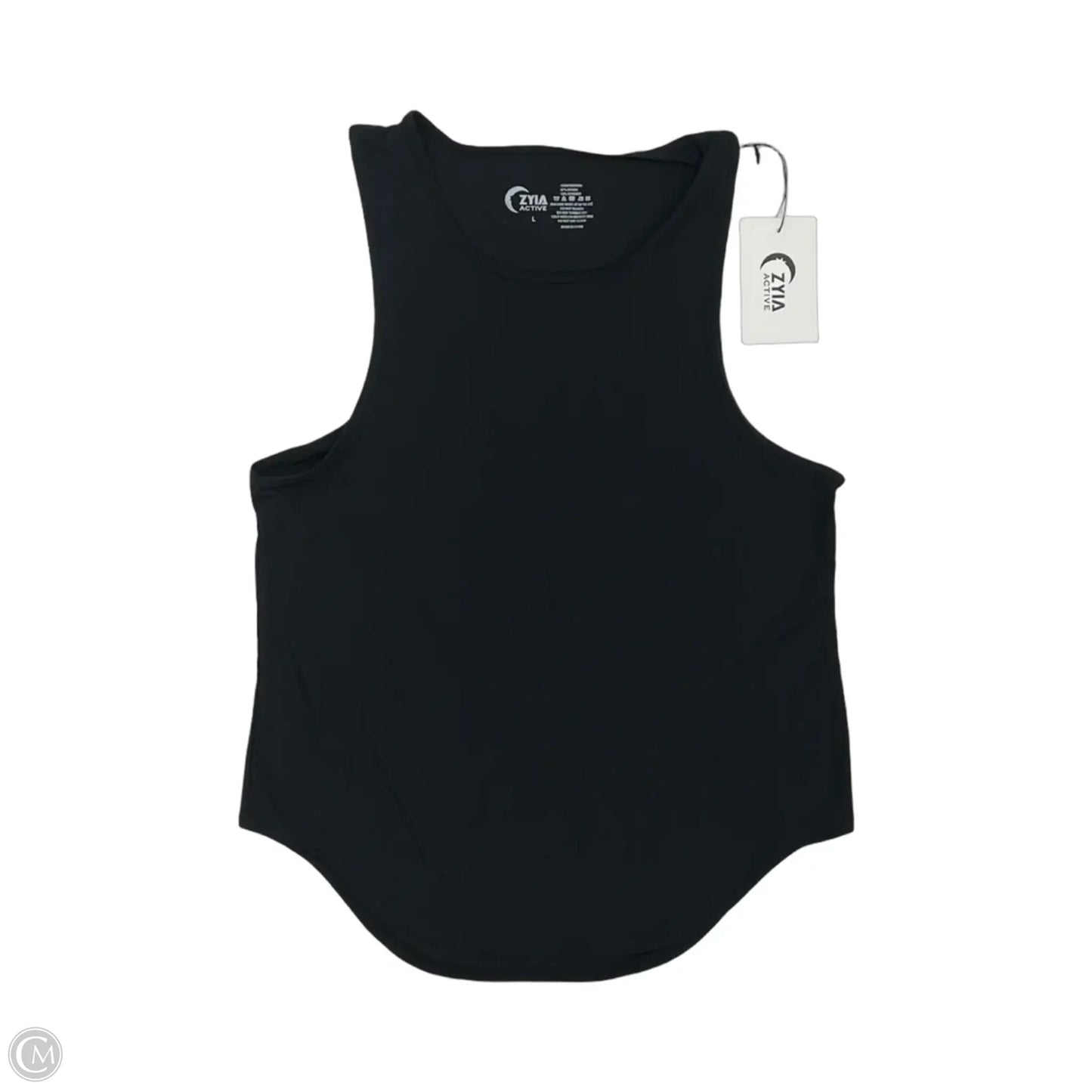 Athletic Tank Top By Zyia In Black, Size: L