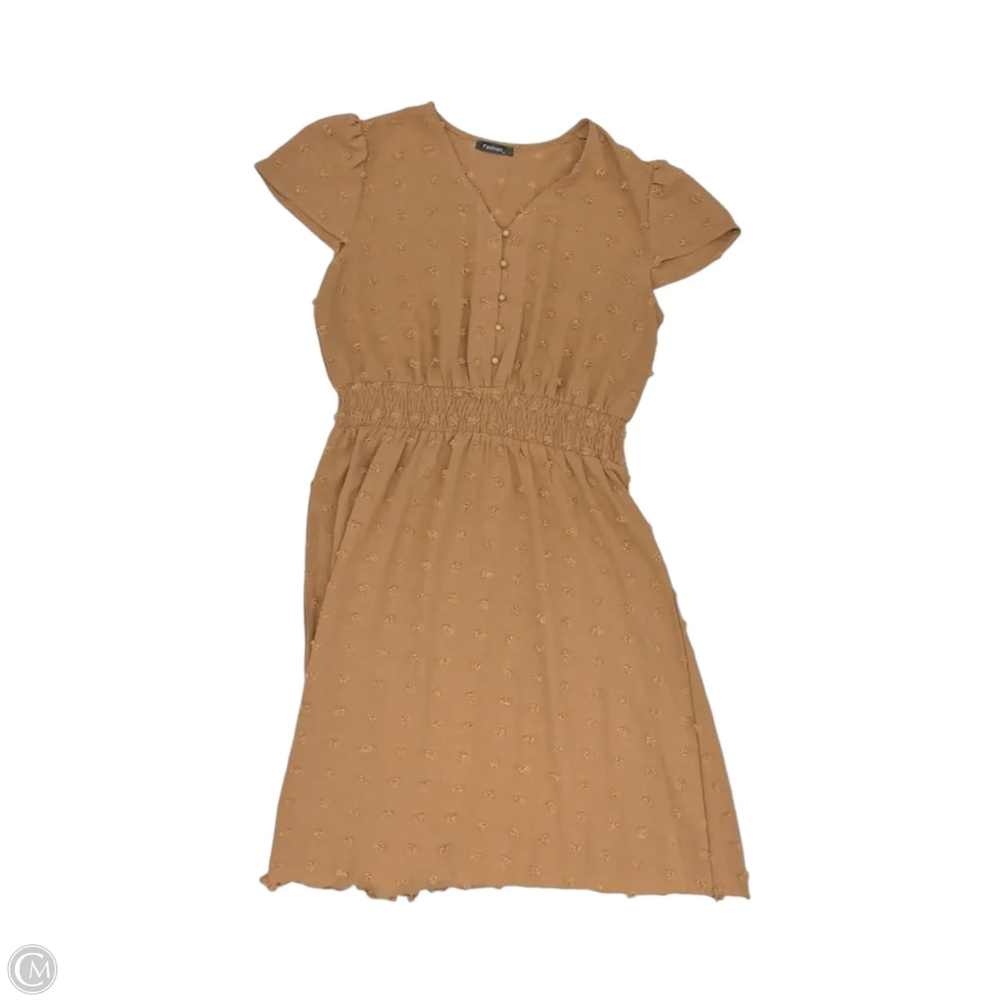 Dress Party Midi By Clothes Mentor In Brown, Size: Xl
