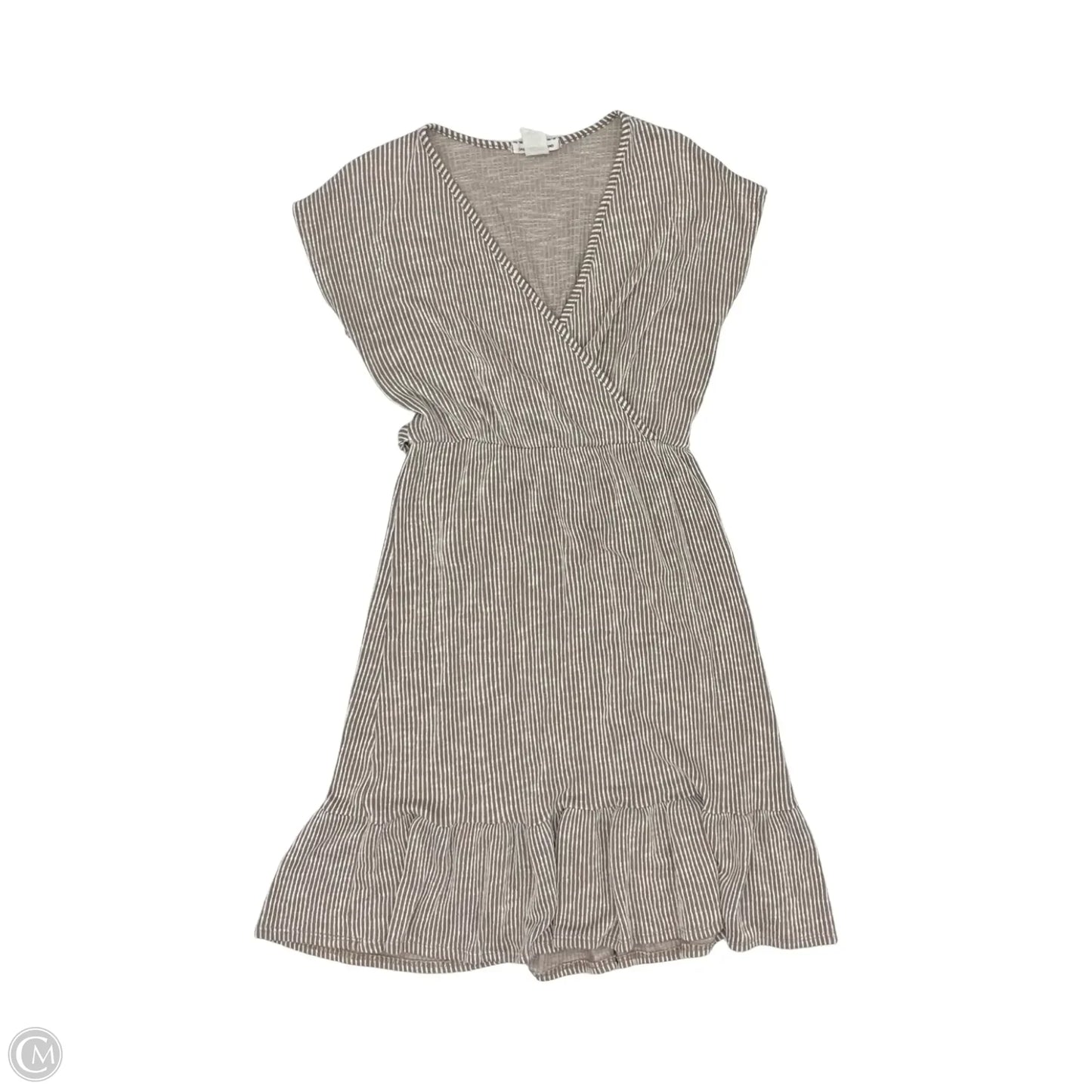 Dress Casual Short By Caution To The Wind In Brown & Cream, Size: M