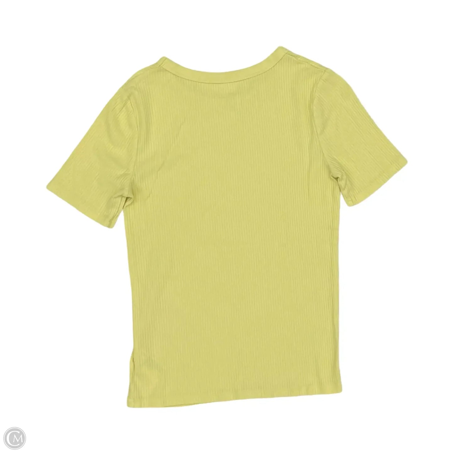 Top Short Sleeve By A New Day In Yellow, Size: S