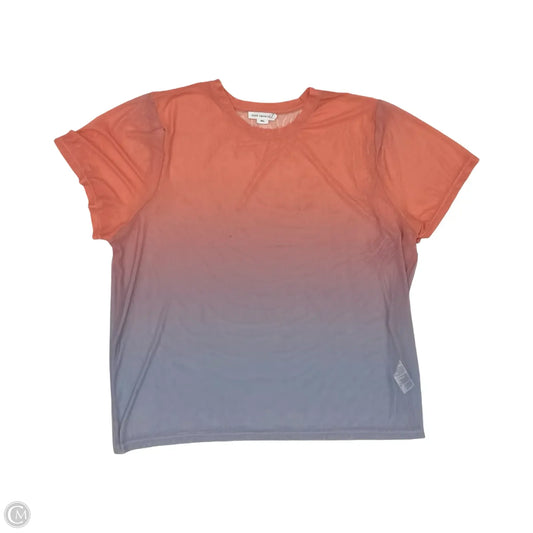 Top Short Sleeve By Good American In Multi-colored, Size: 4x