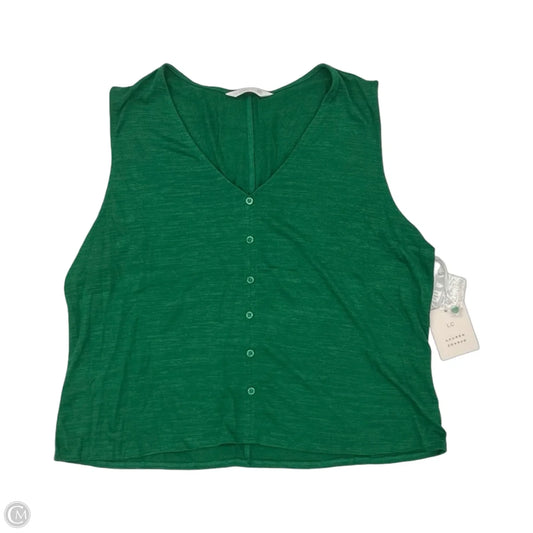 Blouse Sleeveless By Lc Lauren Conrad In Green, Size: Xxl