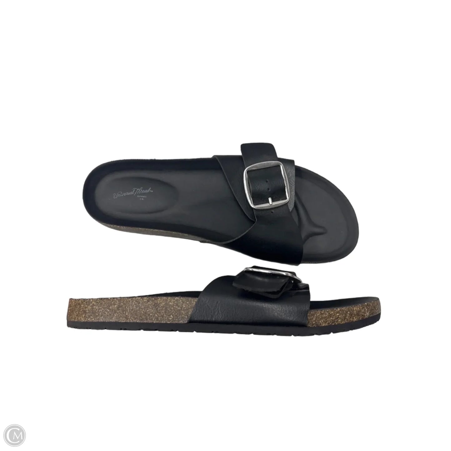 Sandals Flats By Universal Thread In Black, Size: 9
