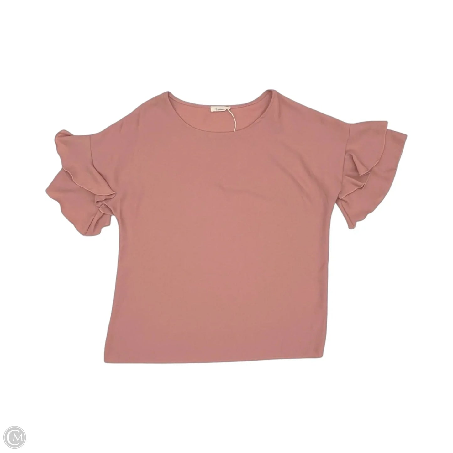 Blouse Short Sleeve By Cmf In Pink, Size: M