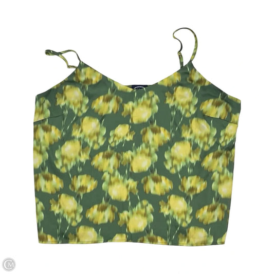 Blouse Sleeveless By Scoop In Green, Size: Xl