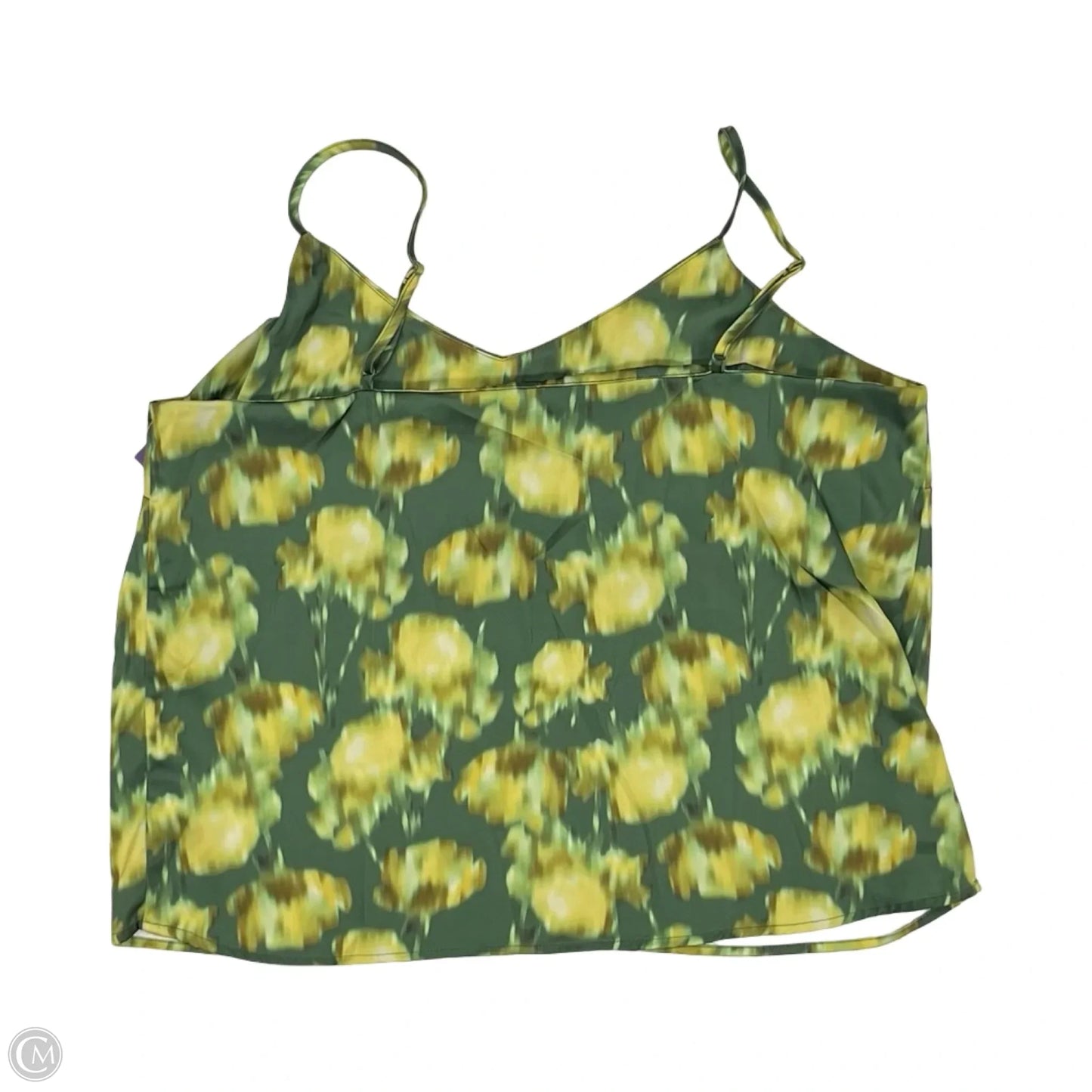 Blouse Sleeveless By Scoop In Green, Size: Xl