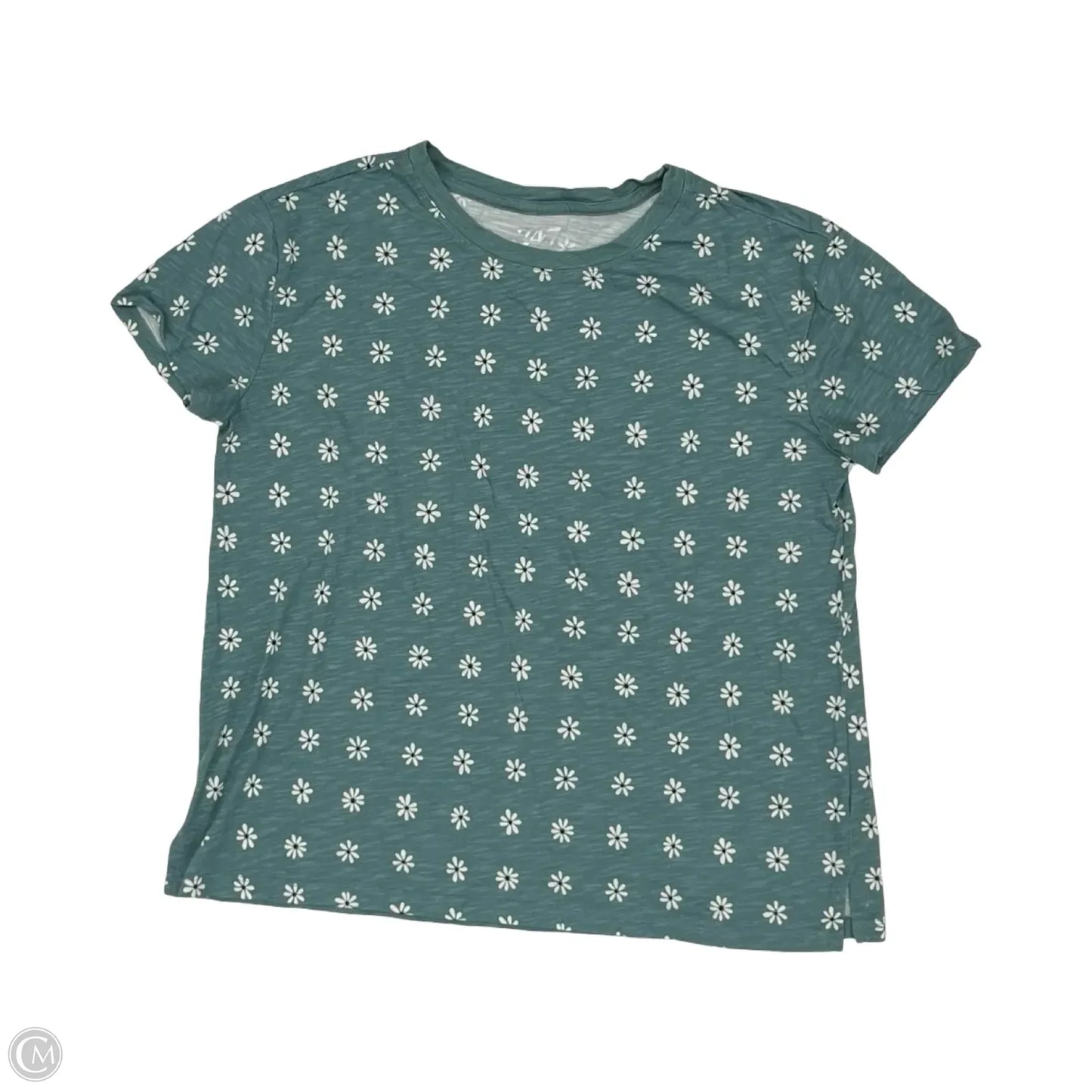 Top Short Sleeve By Maurices In Floral Print, Size: M