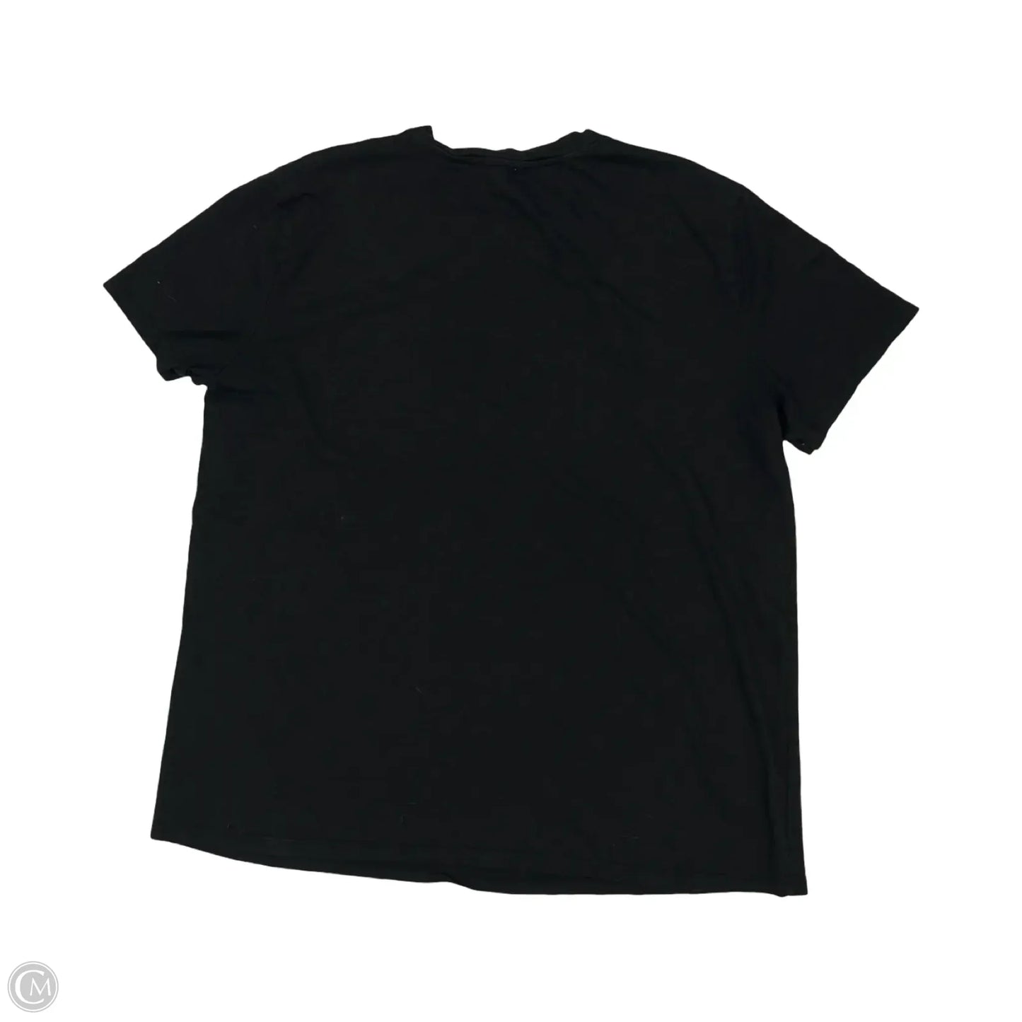 Top Short Sleeve By Maurices In Black, Size: L