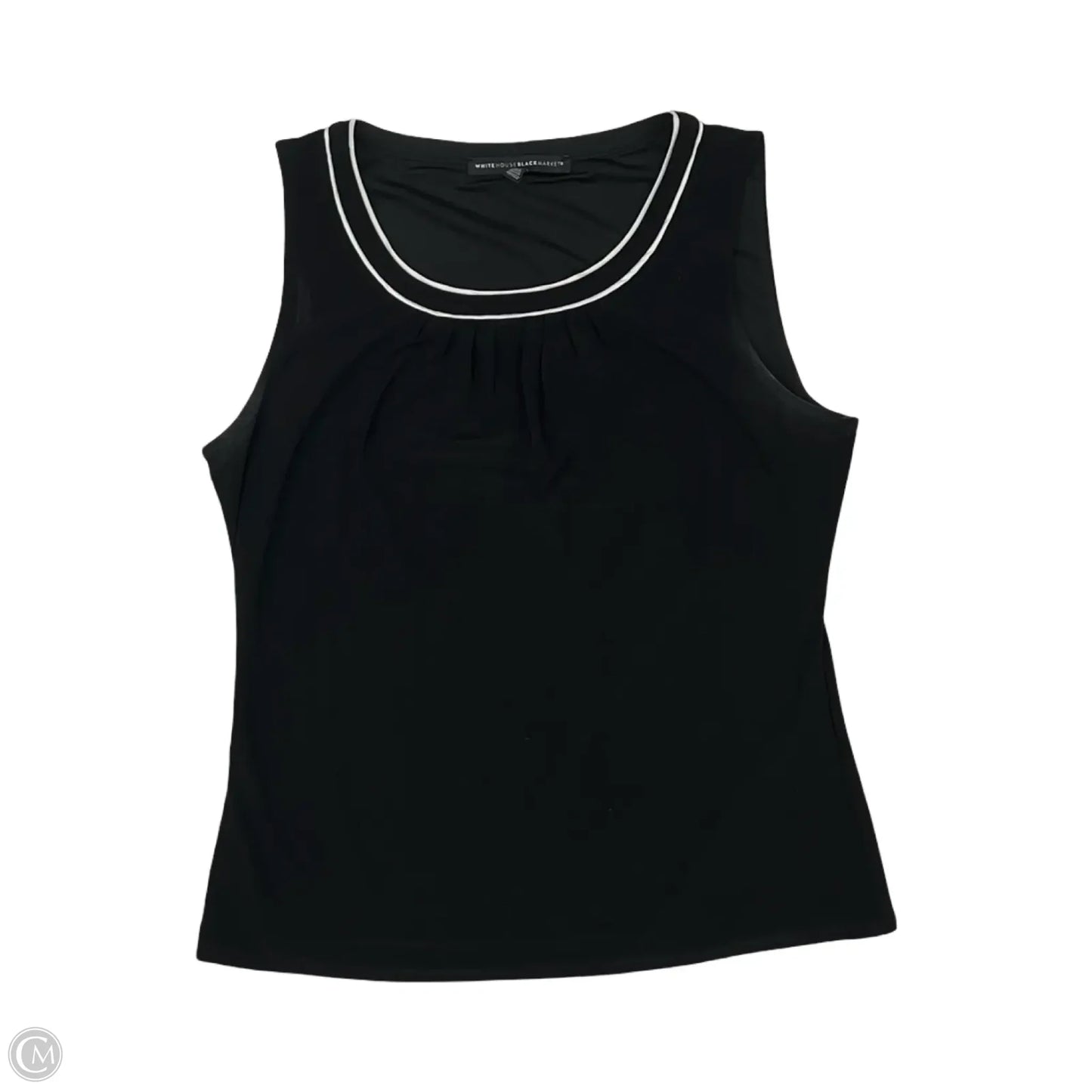 Blouse Sleeveless By White House Black Market In Black & White, Size: M