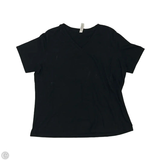 Top Short Sleeve By Bella + Canvas In Black, Size: Xl