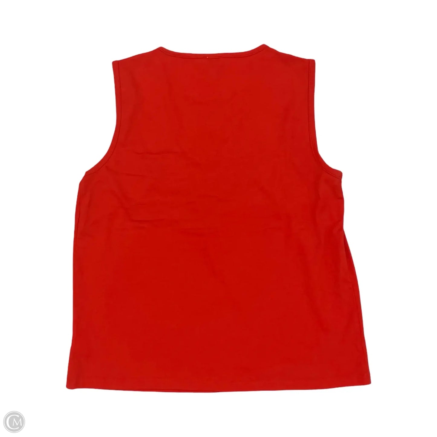 Top Sleeveless By J. Crew In Red, Size: M