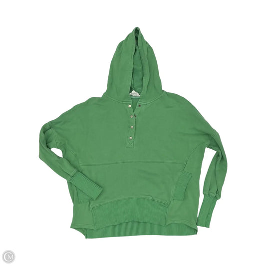 Sweatshirt Hoodie By Bucketlist In Green, Size: S
