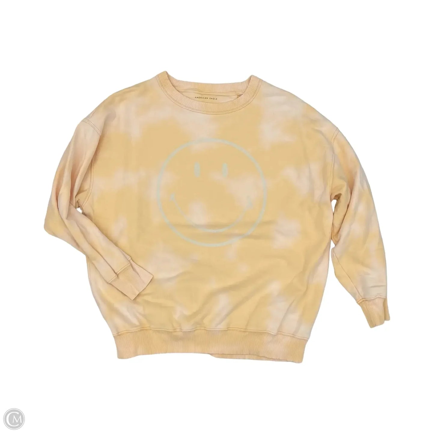 Sweatshirt Crewneck By American Eagle In Orange, Size: S
