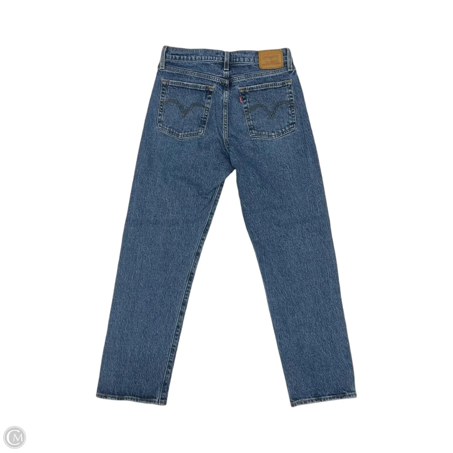 Jeans Straight By Levis In Blue Denim, Size: 6