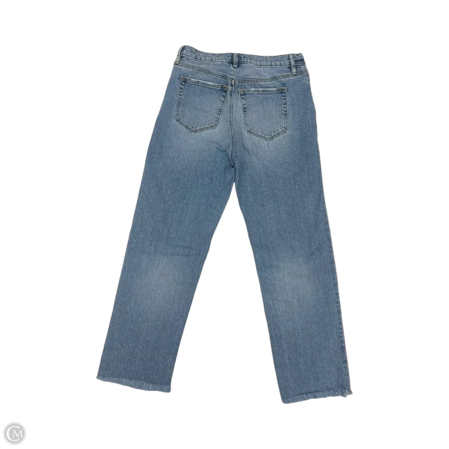 Jeans Straight By Loft In Blue Denim, Size: 4