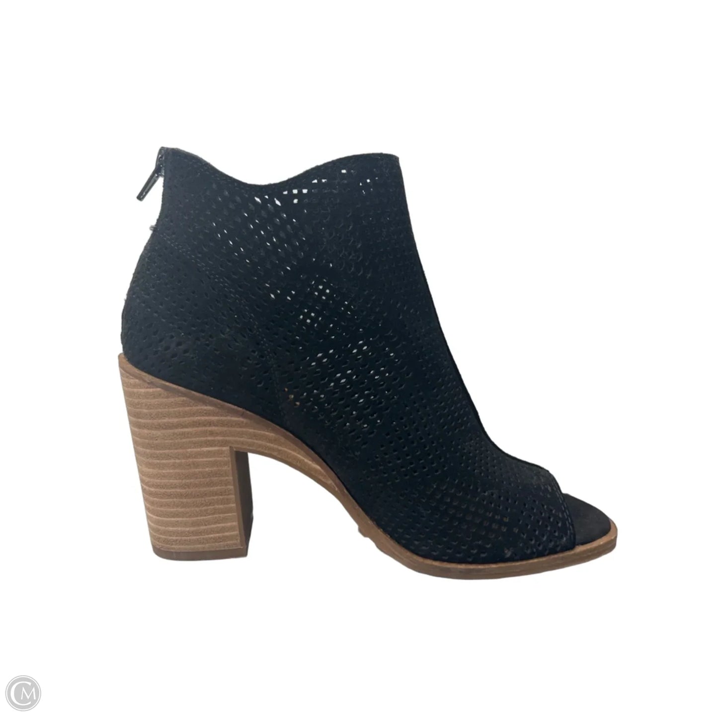 Sandals Heels Block By Lucky Brand In Black, Size: 8