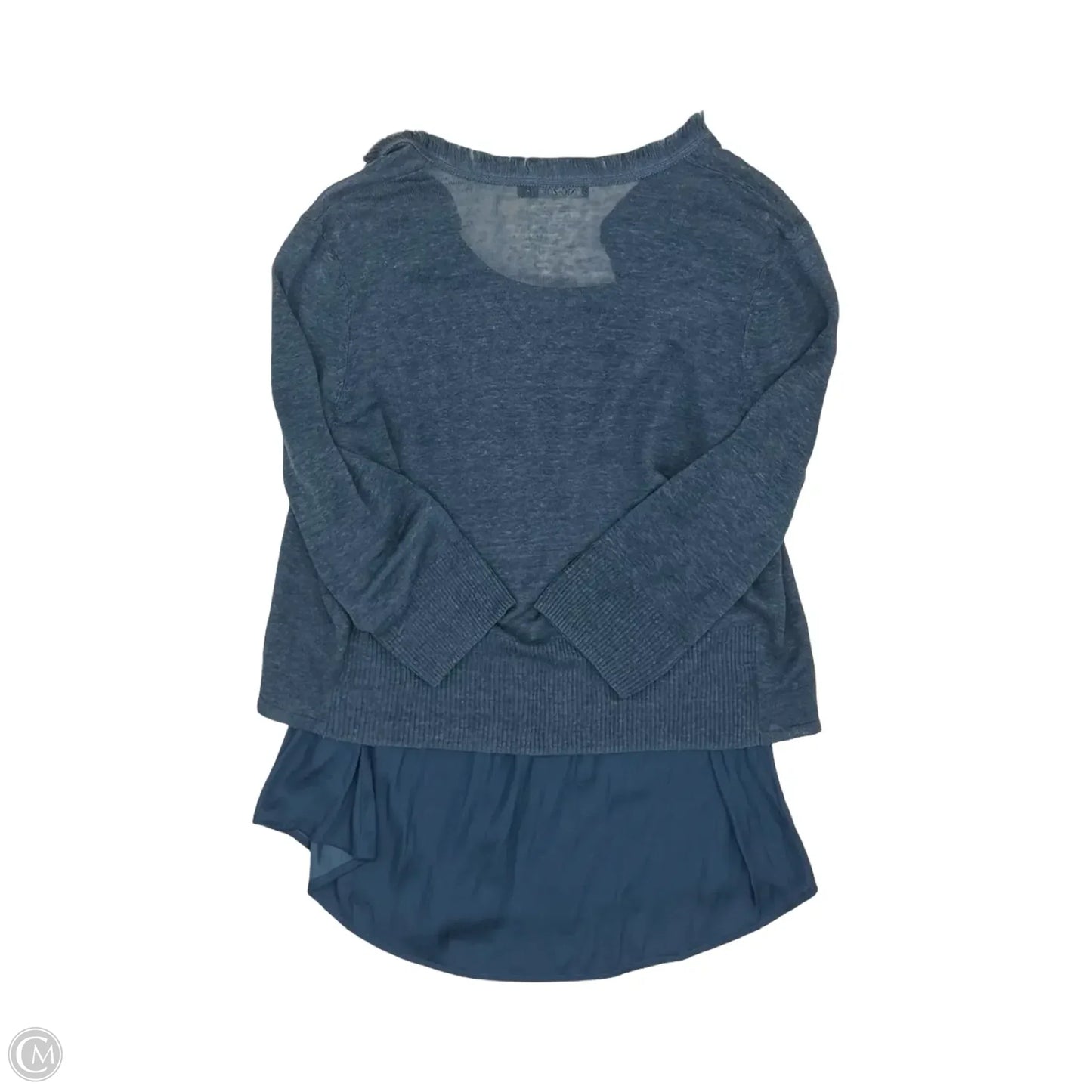 Blouse Sleeveless By Nic + Zoe In Blue, Size: M