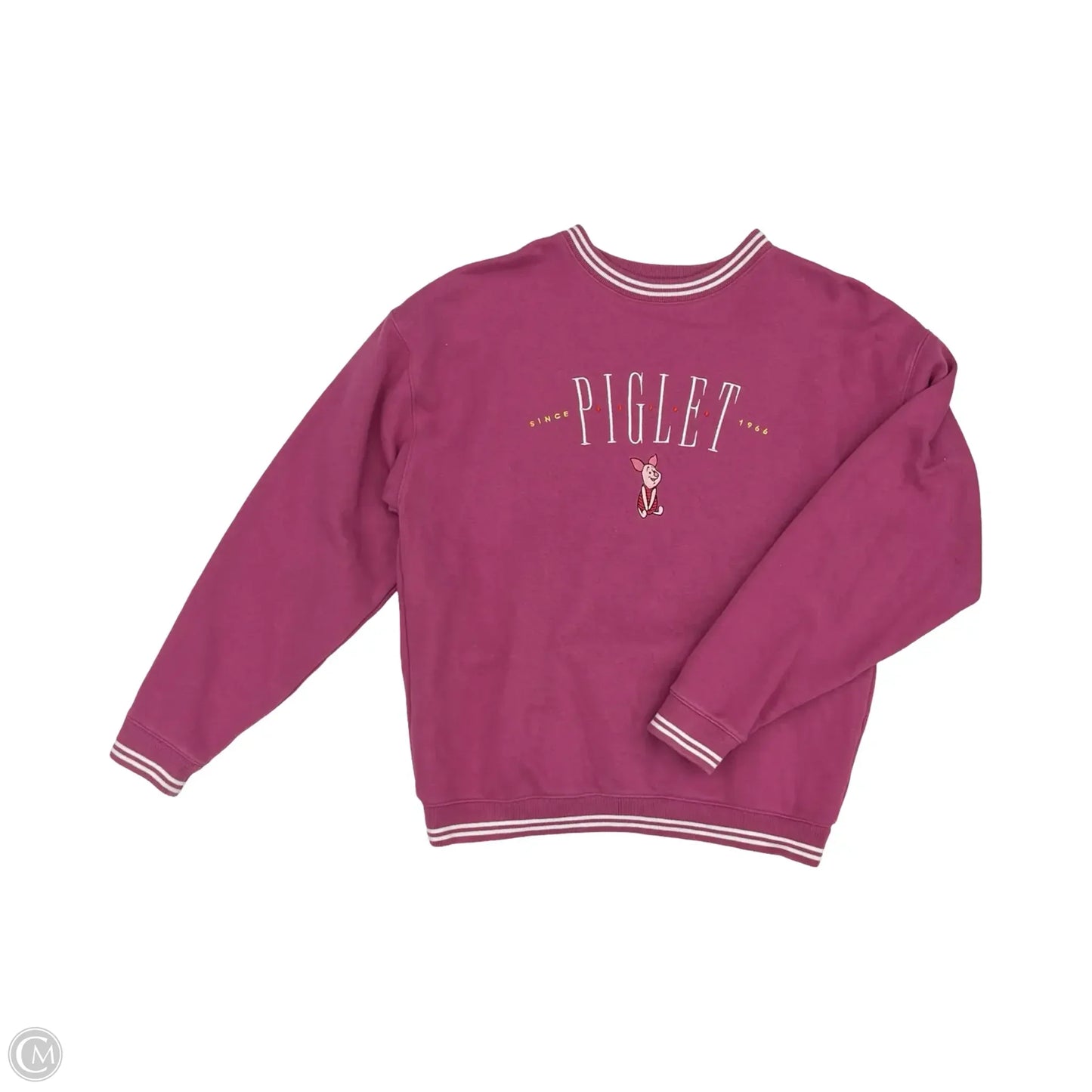 Sweatshirt Crewneck By Disney In Pink, Size: M