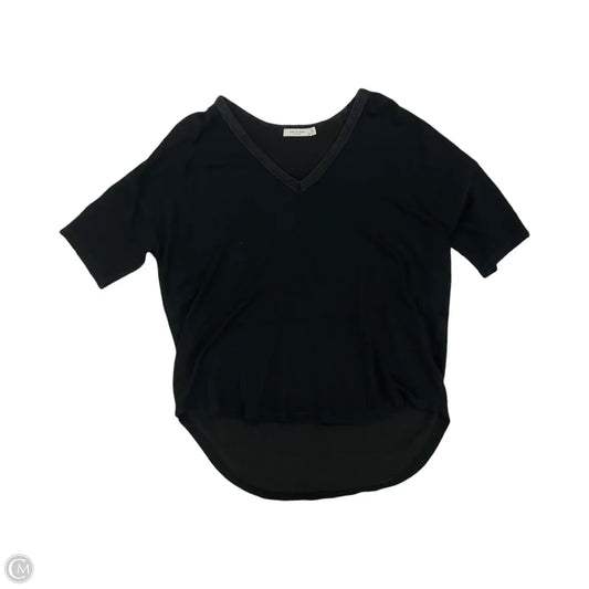 Top Short Sleeve By Rag And Bone In Black, Size: S