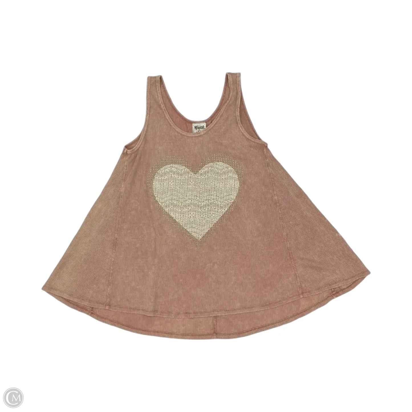 Top Sleeveless By Vocal In Orange, Size: S