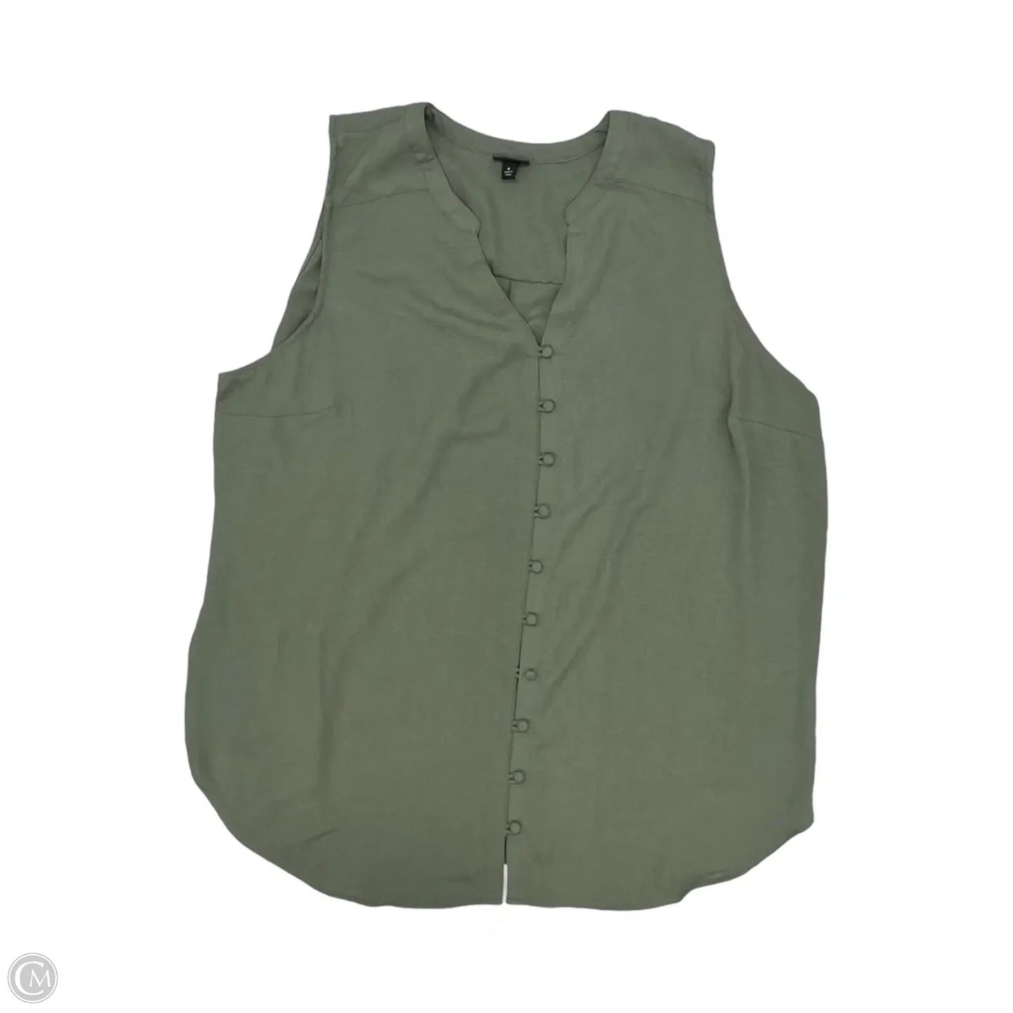 Blouse Sleeveless By Torrid In Green, Size: 4x