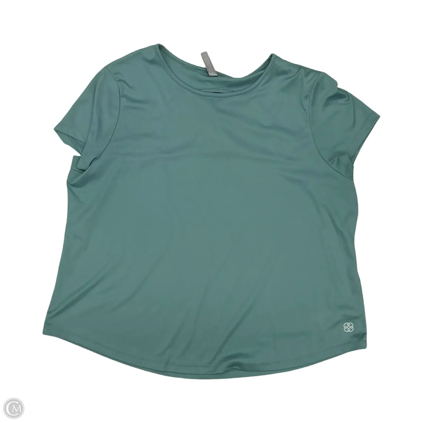 Top Short Sleeve By Daisy Fuentes In Green, Size: 3x