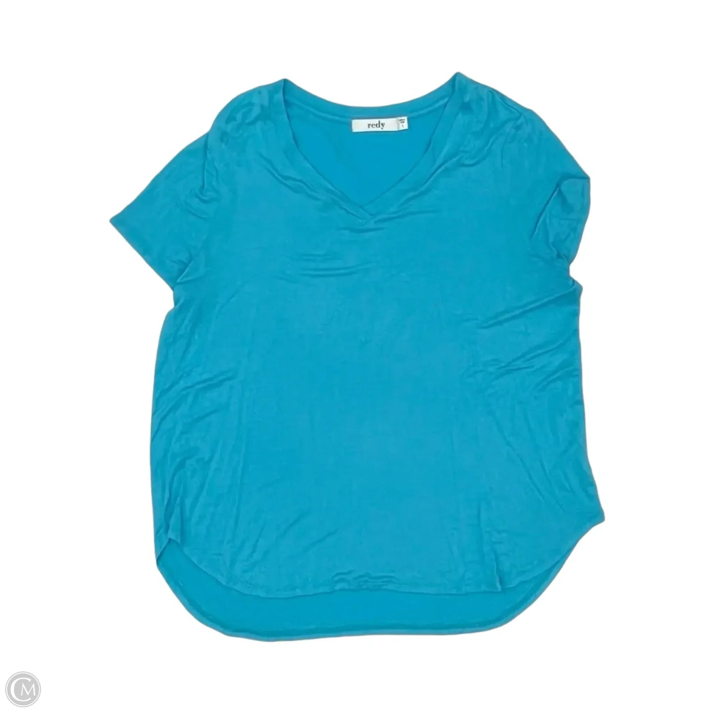 Top Short Sleeve By Clothes Mentor In Blue, Size: L