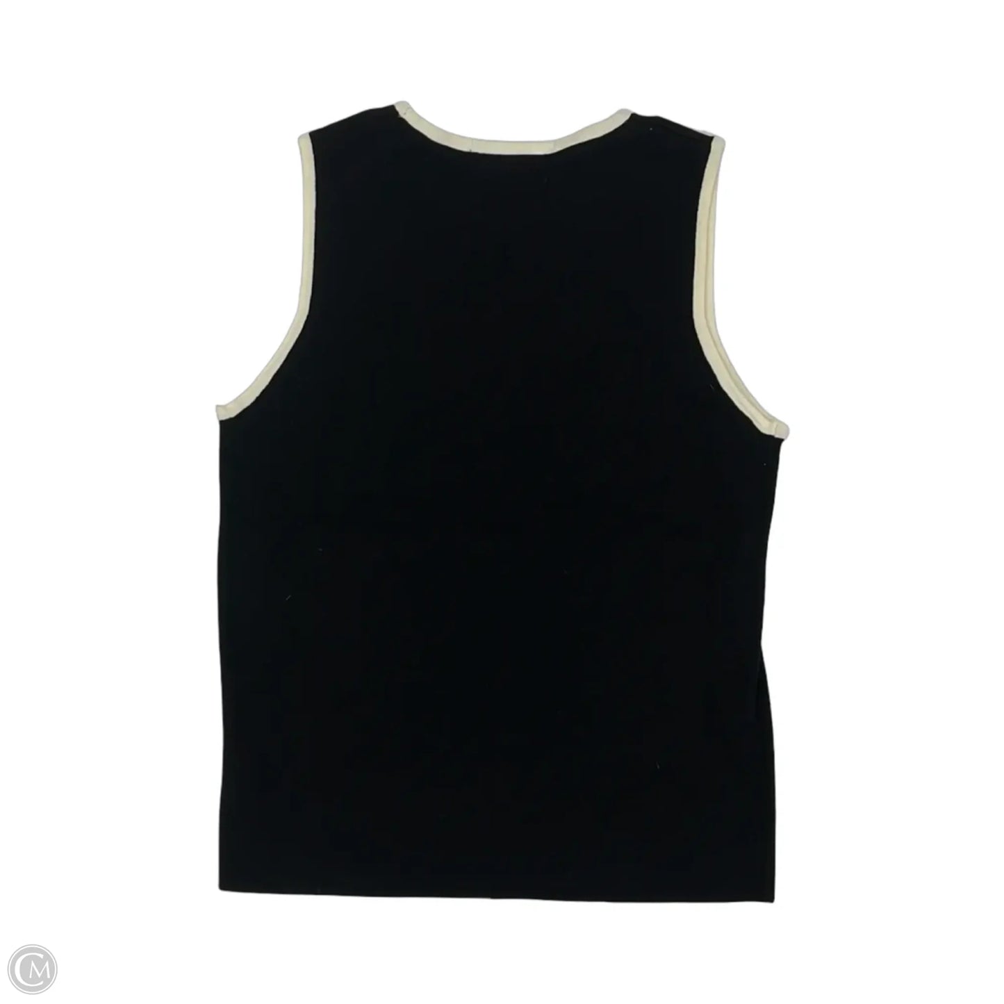 Top Sleeveless By Primark In Black & Cream, Size: L