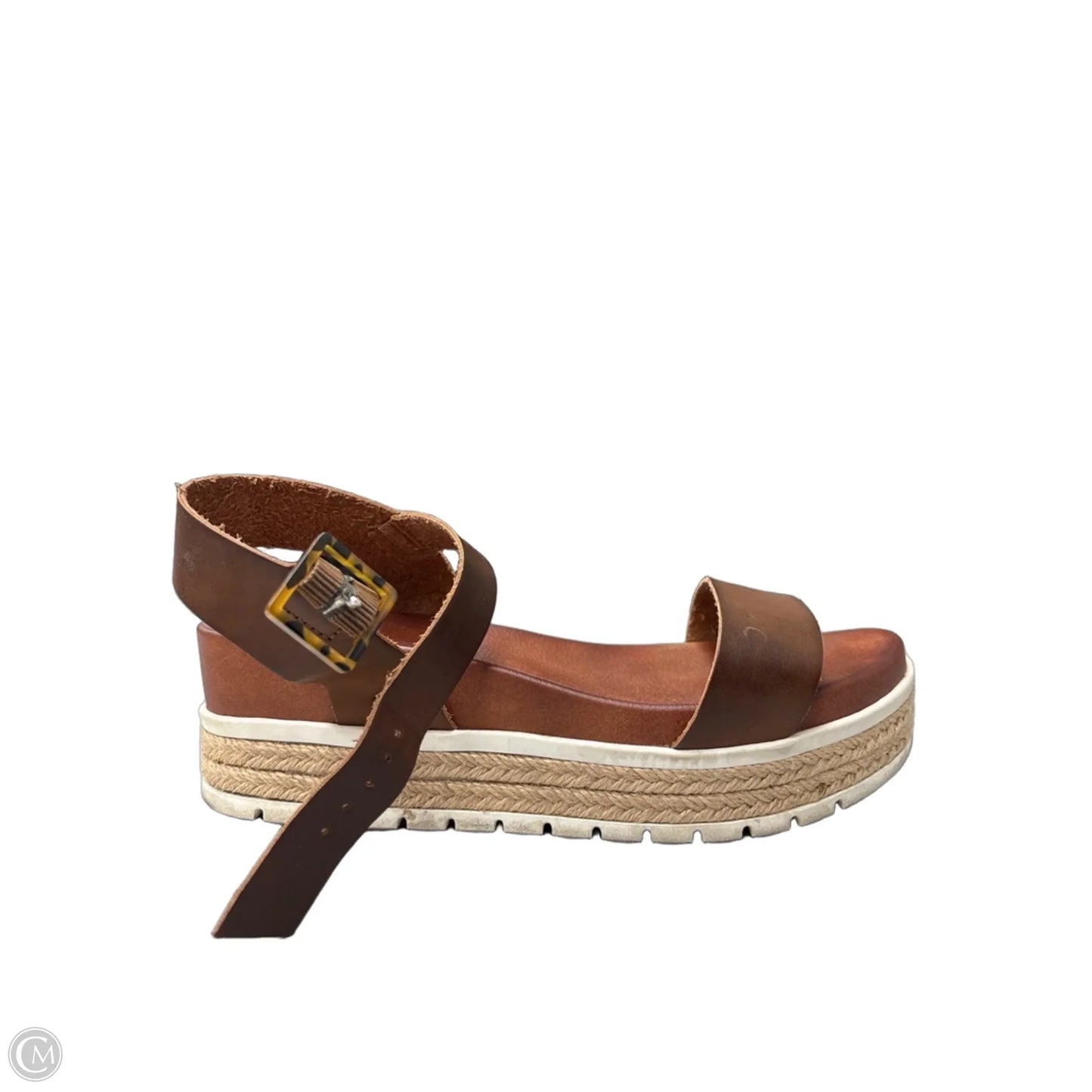 Sandals Flats By Mia In Brown, Size: 8